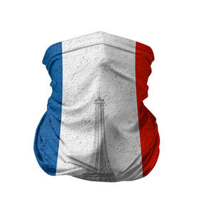 Бандана-труба 3D с принтом Франция в Санкт-Петербурге, 100% полиэстер, ткань с особыми свойствами — Activecool | плотность 150‒180 г/м2; хорошо тянется, но сохраняет форму | country | france | государство | страна | флаг | флаги | франция