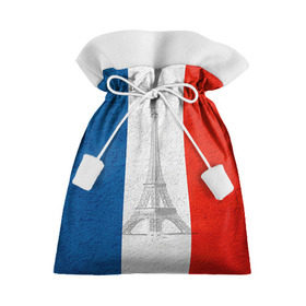 Подарочный 3D мешок с принтом Франция в Санкт-Петербурге, 100% полиэстер | Размер: 29*39 см | Тематика изображения на принте: country | france | государство | страна | флаг | флаги | франция