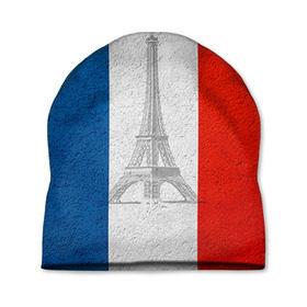 Шапка 3D с принтом Франция в Санкт-Петербурге, 100% полиэстер | универсальный размер, печать по всей поверхности изделия | country | france | государство | страна | флаг | флаги | франция