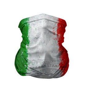 Бандана-труба 3D с принтом Италия в Санкт-Петербурге, 100% полиэстер, ткань с особыми свойствами — Activecool | плотность 150‒180 г/м2; хорошо тянется, но сохраняет форму | Тематика изображения на принте: country | italy | государство | италия | страна | флаг | флаги