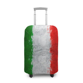 Чехол для чемодана 3D с принтом Италия в Санкт-Петербурге, 86% полиэфир, 14% спандекс | двустороннее нанесение принта, прорези для ручек и колес | country | italy | государство | италия | страна | флаг | флаги