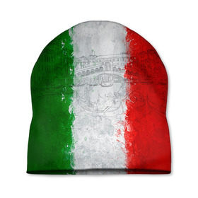 Шапка 3D с принтом Италия в Санкт-Петербурге, 100% полиэстер | универсальный размер, печать по всей поверхности изделия | country | italy | государство | италия | страна | флаг | флаги