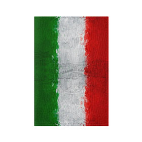 Обложка для паспорта матовая кожа с принтом Италия в Санкт-Петербурге, натуральная матовая кожа | размер 19,3 х 13,7 см; прозрачные пластиковые крепления | country | italy | государство | италия | страна | флаг | флаги
