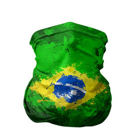 Бандана-труба 3D с принтом Бразилия в Санкт-Петербурге, 100% полиэстер, ткань с особыми свойствами — Activecool | плотность 150‒180 г/м2; хорошо тянется, но сохраняет форму | brazil | country | бразилия | государство | страна | флаг | флаги