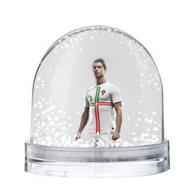 Снежный шар с принтом Роналдо в Санкт-Петербурге, Пластик | Изображение внутри шара печатается на глянцевой фотобумаге с двух сторон | real | ronaldo | реал мадрид | роналдо | футбол