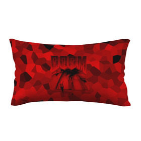 Подушка 3D антистресс с принтом Doom classic 3 в Санкт-Петербурге, наволочка — 100% полиэстер, наполнитель — вспененный полистирол | состоит из подушки и наволочки на молнии | 