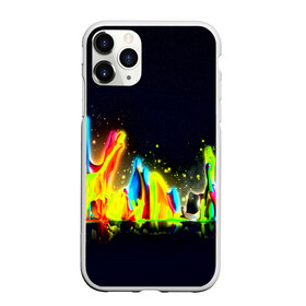 Чехол для iPhone 11 Pro матовый с принтом Взрыв красок в Санкт-Петербурге, Силикон |  | абстракция | абстракция красок | брызги | краска | цветные