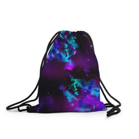 Рюкзак-мешок 3D с принтом Звездное небо в Санкт-Петербурге, 100% полиэстер | плотность ткани — 200 г/м2, размер — 35 х 45 см; лямки — толстые шнурки, застежка на шнуровке, без карманов и подкладки | вселенная | галактика | звезды | планеты | туманность