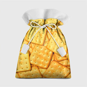 Подарочный 3D мешок с принтом Печеньки в Санкт-Петербурге, 100% полиэстер | Размер: 29*39 см | 3д | еда | новая | печенье | сладкое