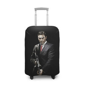 Чехол для чемодана 3D с принтом Mafia в Санкт-Петербурге, 86% полиэфир, 14% спандекс | двустороннее нанесение принта, прорези для ручек и колес | gta | mafia