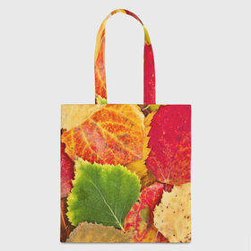 Сумка 3D повседневная с принтом Осень в Санкт-Петербурге, 100% полиэстер | Плотность: 200 г/м2; Размер: 34×35 см; Высота лямок: 30 см | берёза | дары осени | жёлтый | зелёный | золотой | краски | красный | красота | листва | листья | наряд | оранжевый | осень | осина | покров | природа