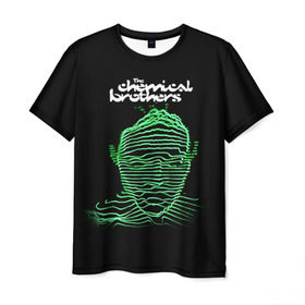 Мужская футболка 3D с принтом Chemical Brothers в Санкт-Петербурге, 100% полиэфир | прямой крой, круглый вырез горловины, длина до линии бедер | big beat | chemical brothers | биг бит | бигбит | кемикал бразерс | электронная | электронная музыка