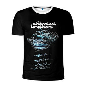 Мужская футболка 3D спортивная с принтом Chemical Brothers в Санкт-Петербурге, 100% полиэстер с улучшенными характеристиками | приталенный силуэт, круглая горловина, широкие плечи, сужается к линии бедра | big beat | chemical brothers | биг бит | бигбит | кемикал бразерс | электронная | электронная музыка