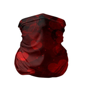 Бандана-труба 3D с принтом Сердечко в Санкт-Петербурге, 100% полиэстер, ткань с особыми свойствами — Activecool | плотность 150‒180 г/м2; хорошо тянется, но сохраняет форму | 14 февраля | красная | любовь | сердце