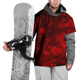 Накидка на куртку 3D с принтом Сердечко в Санкт-Петербурге, 100% полиэстер |  | Тематика изображения на принте: 14 февраля | красная | любовь | сердце