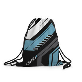 Рюкзак-мешок 3D с принтом cs:go - Vulcan Style (Вулкан) в Санкт-Петербурге, 100% полиэстер | плотность ткани — 200 г/м2, размер — 35 х 45 см; лямки — толстые шнурки, застежка на шнуровке, без карманов и подкладки | cs | csgo | go | vulcan | кс