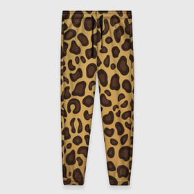 Женские брюки 3D с принтом Окрас леопарда в Санкт-Петербурге, полиэстер 100% | прямой крой, два кармана без застежек по бокам, с мягкой трикотажной резинкой на поясе и по низу штанин. В поясе для дополнительного комфорта — широкие завязки | арт | животные | леопард | окрас