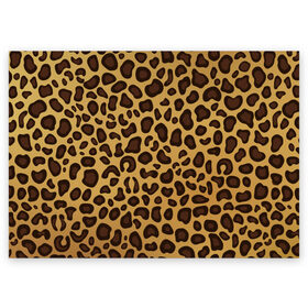 Поздравительная открытка с принтом Окрас леопарда в Санкт-Петербурге, 100% бумага | плотность бумаги 280 г/м2, матовая, на обратной стороне линовка и место для марки
 | Тематика изображения на принте: арт | животные | леопард | окрас