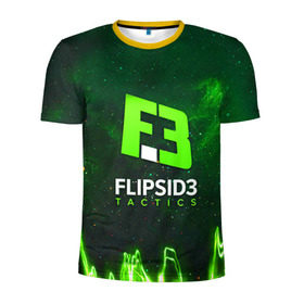 Мужская футболка 3D спортивная с принтом flipsid3 2 в Санкт-Петербурге, 100% полиэстер с улучшенными характеристиками | приталенный силуэт, круглая горловина, широкие плечи, сужается к линии бедра | flipsid