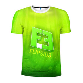 Мужская футболка 3D спортивная с принтом flipsid3 3 в Санкт-Петербурге, 100% полиэстер с улучшенными характеристиками | приталенный силуэт, круглая горловина, широкие плечи, сужается к линии бедра | flipsid