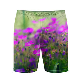 Мужские шорты 3D спортивные с принтом Цветы в Санкт-Петербурге,  |  | красота | лето | поле | цветок