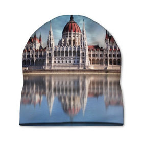 Шапка 3D с принтом Будапешт в Санкт-Петербурге, 100% полиэстер | универсальный размер, печать по всей поверхности изделия | budapest | europe | hungary | будапешт | венгрия | европа | ес | отпуск | туризм
