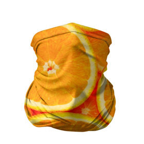 Бандана-труба 3D с принтом Апельсины в Санкт-Петербурге, 100% полиэстер, ткань с особыми свойствами — Activecool | плотность 150‒180 г/м2; хорошо тянется, но сохраняет форму | апельсин | долька | цитрус