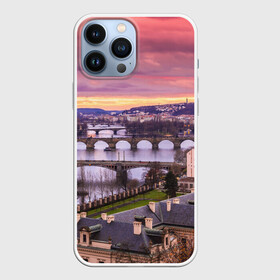 Чехол для iPhone 13 Pro Max с принтом Прага (Чехия) в Санкт-Петербурге,  |  | czech republic | europe | prague | европа | ес | каникулы | мосты | отпуск | прага | туризм | хоккей | чехия