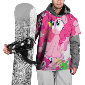 Накидка на куртку 3D с принтом Pinky Pie в Санкт-Петербурге, 100% полиэстер |  | Тематика изображения на принте: my little pony | луна | пинки пай | пони | рарити | рейнбоу дэш | селестия | сумеречная искорка | флаттершай | эплджек
