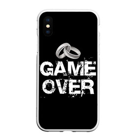 Чехол для iPhone XS Max матовый с принтом Game over в Санкт-Петербурге, Силикон | Область печати: задняя сторона чехла, без боковых панелей | братва жениха | жених | мальчишник | мафия жениха