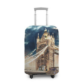 Чехол для чемодана 3D с принтом Англия в Санкт-Петербурге, 86% полиэфир, 14% спандекс | двустороннее нанесение принта, прорези для ручек и колес | england | europe | london | англия | биг бен | великобритания | высотки | королева | лондон | мегаполис | тауэрский мост | туризм