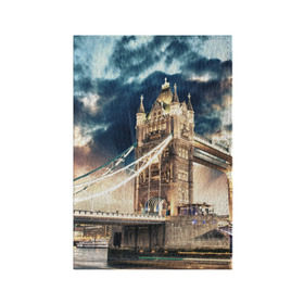 Обложка для паспорта матовая кожа с принтом Англия в Санкт-Петербурге, натуральная матовая кожа | размер 19,3 х 13,7 см; прозрачные пластиковые крепления | england | europe | london | англия | биг бен | великобритания | высотки | королева | лондон | мегаполис | тауэрский мост | туризм