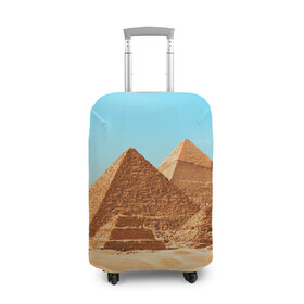 Чехол для чемодана 3D с принтом Египет в Санкт-Петербурге, 86% полиэфир, 14% спандекс | двустороннее нанесение принта, прорези для ручек и колес | africa | cairo | egypt | африка | верблюд | дайвинг | египет | жара | зной | каир | каникулы | отдых | отпуск | песок | пирамида хеопса | пирамиды | пустыня | солнце | туризм | хургада
