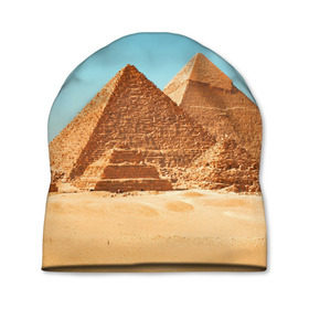 Шапка 3D с принтом Египет в Санкт-Петербурге, 100% полиэстер | универсальный размер, печать по всей поверхности изделия | africa | cairo | egypt | африка | верблюд | дайвинг | египет | жара | зной | каир | каникулы | отдых | отпуск | песок | пирамида хеопса | пирамиды | пустыня | солнце | туризм | хургада