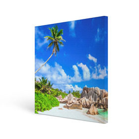 Холст квадратный с принтом Сейшельские острова в Санкт-Петербурге, 100% ПВХ |  | seychelles | восточная африка | индийский океан | каникулы | море | островное государство | отдых | отпуск | пальмы | песок | пляж | приключение | путешествие | рай | сейшелы | сейшельские острова | туризм