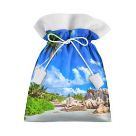 Подарочный 3D мешок с принтом Сейшельские острова в Санкт-Петербурге, 100% полиэстер | Размер: 29*39 см | seychelles | восточная африка | индийский океан | каникулы | море | островное государство | отдых | отпуск | пальмы | песок | пляж | приключение | путешествие | рай | сейшелы | сейшельские острова | туризм