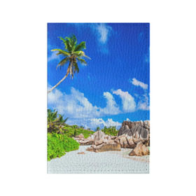Обложка для паспорта матовая кожа с принтом Сейшельские острова в Санкт-Петербурге, натуральная матовая кожа | размер 19,3 х 13,7 см; прозрачные пластиковые крепления | seychelles | восточная африка | индийский океан | каникулы | море | островное государство | отдых | отпуск | пальмы | песок | пляж | приключение | путешествие | рай | сейшелы | сейшельские острова | туризм