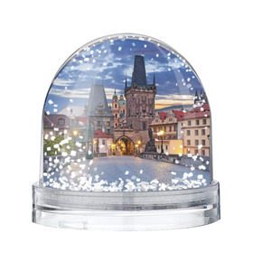 Снежный шар с принтом Прага в Санкт-Петербурге, Пластик | Изображение внутри шара печатается на глянцевой фотобумаге с двух сторон | czech republic | europe | prague | европа | ес | каникулы | мосты | отпуск | прага | туризм | хоккей | чехия
