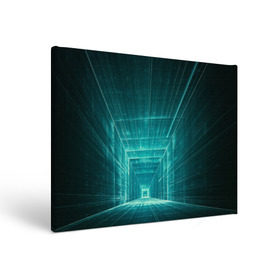 Холст прямоугольный с принтом Цифровой тоннель в Санкт-Петербурге, 100% ПВХ |  | глубины сознания | интернет | коридор | матрица | оптическая иллюзия | секрет | сеть | тайна | тоннель