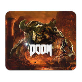 Коврик прямоугольный с принтом Doom 4 Hell Cyberdemon в Санкт-Петербурге, натуральный каучук | размер 230 х 185 мм; запечатка лицевой стороны | cyberdemon | demon | doom | hell | дум