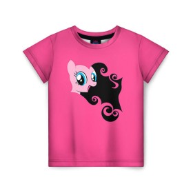 Детская футболка 3D с принтом Me little pony 4 в Санкт-Петербурге, 100% гипоаллергенный полиэфир | прямой крой, круглый вырез горловины, длина до линии бедер, чуть спущенное плечо, ткань немного тянется | my little pony