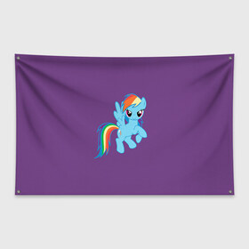 Флаг-баннер с принтом Me little pony 5 в Санкт-Петербурге, 100% полиэстер | размер 67 х 109 см, плотность ткани — 95 г/м2; по краям флага есть четыре люверса для крепления | my little pony