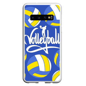 Чехол для Samsung Galaxy S10 с принтом Волейбол 6 в Санкт-Петербурге, Силикон | Область печати: задняя сторона чехла, без боковых панелей | Тематика изображения на принте: volleyball | волейбол