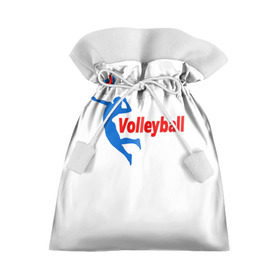 Подарочный 3D мешок с принтом Волейбол 31 в Санкт-Петербурге, 100% полиэстер | Размер: 29*39 см | volleyball | волейбол