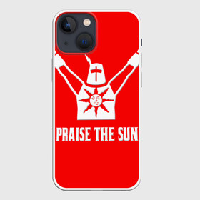 Чехол для iPhone 13 mini с принтом Dark Souls 4 в Санкт-Петербурге,  |  | dark souls | praise the sun | you died | дарк соулс