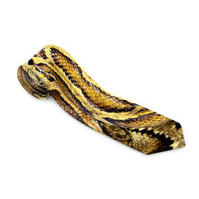 Галстук 3D с принтом Змея в Санкт-Петербурге, 100% полиэстер | Длина 148 см; Плотность 150-180 г/м2 | snake | анаконда | гадюка | змеиная | змея | кобра | кожа | кожура | удав | уж | червь | червяк | яд