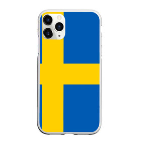 Чехол для iPhone 11 Pro матовый с принтом Швеция в Санкт-Петербурге, Силикон |  | сборная | футбол