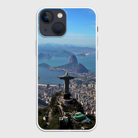 Чехол для iPhone 13 mini с принтом Рио де Жанейро в Санкт-Петербурге,  |  | brazil | rio de janeiro | бразилия | жара | каникулы | карнавал | мегаполис | отдых | отпуск | пляж | приключение | путешествие | рио де жанейро | туризм | футбол | южная америка