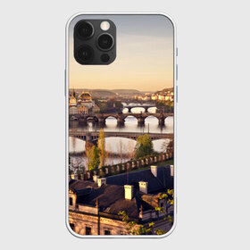 Чехол для iPhone 12 Pro Max с принтом Чехия (Прага) в Санкт-Петербурге, Силикон |  | czech republic | europe | prague | европа | ес | каникулы | мосты | отпуск | прага | туризм | хоккей | чехия