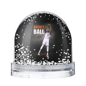 Водяной шар с принтом Basketball в Санкт-Петербурге, Пластик | Изображение внутри шара печатается на глянцевой фотобумаге с двух сторон | nba | баскетбол | баскетболист | спорт